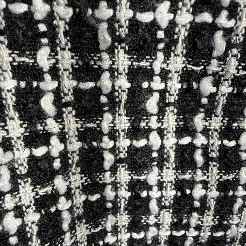 Miami Black & White Sheath Mini Dress WMN Small Y2K Preppy City Girl Tweed NWT - Picture 2 of 14